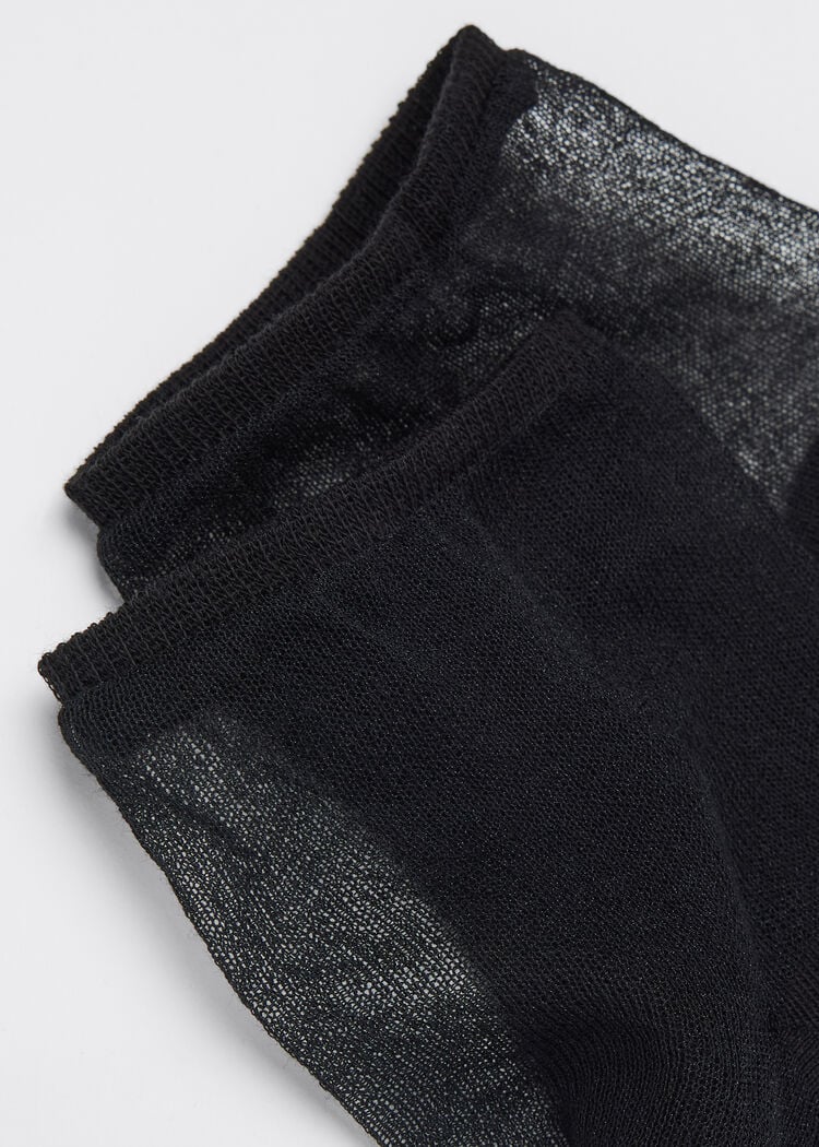 Long open toe socks