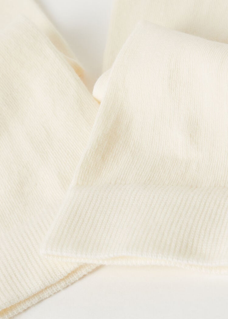 Tall satin cotton socks