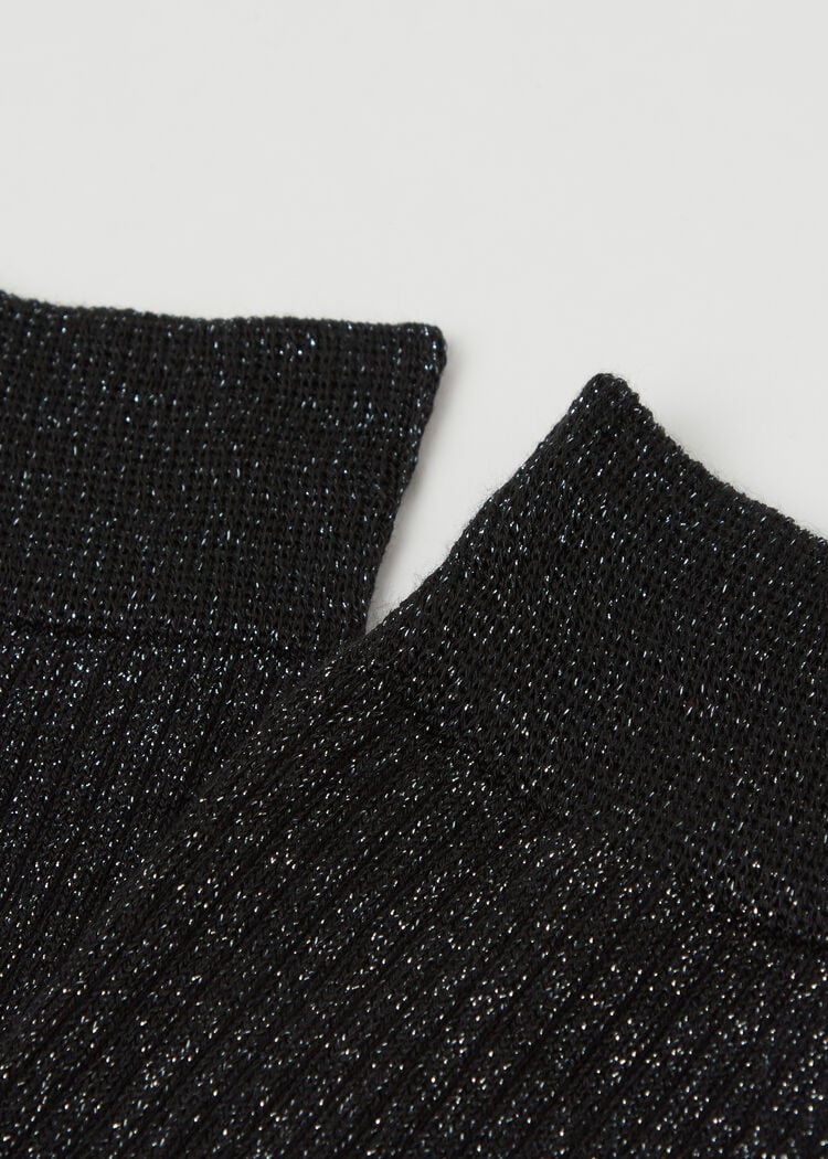 Long ribbed cotton socks