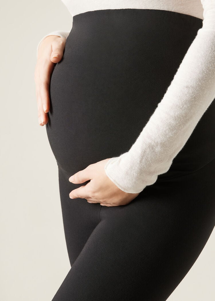 Cotton maternity leggings
