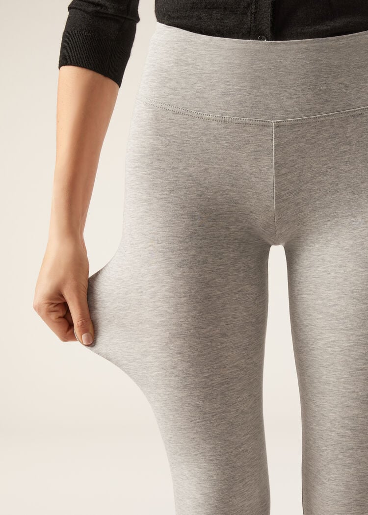 Cotton capri leggings