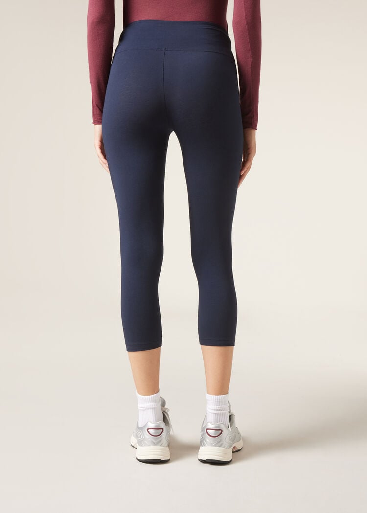 Cotton capri leggings