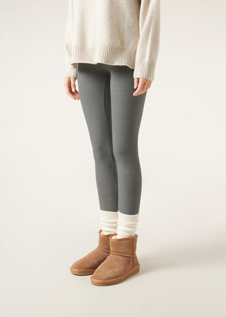 Cashmere blend leggings