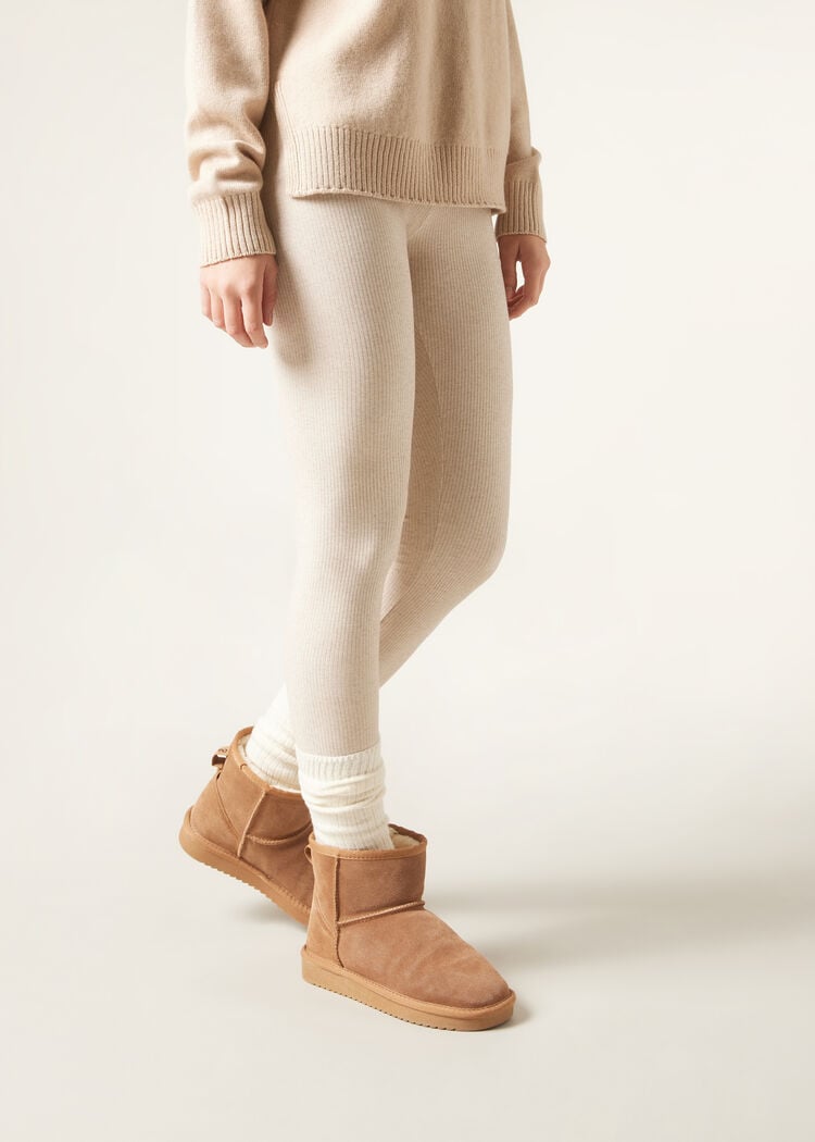 Cashmere blend leggings