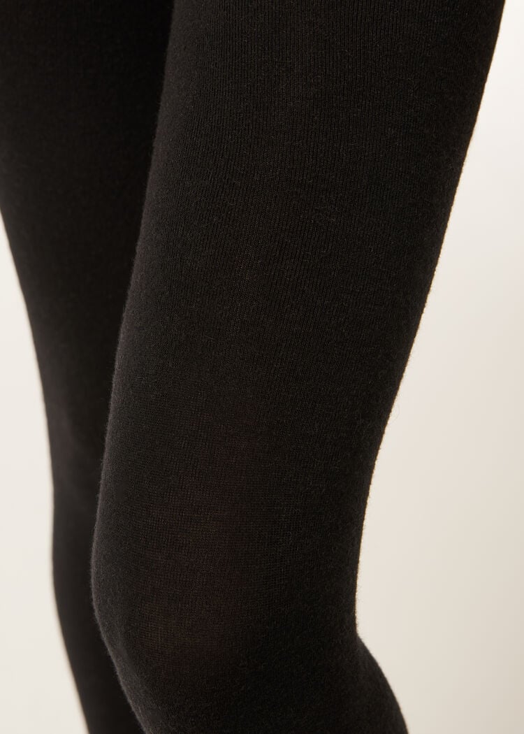 Girls’ cashmere tights