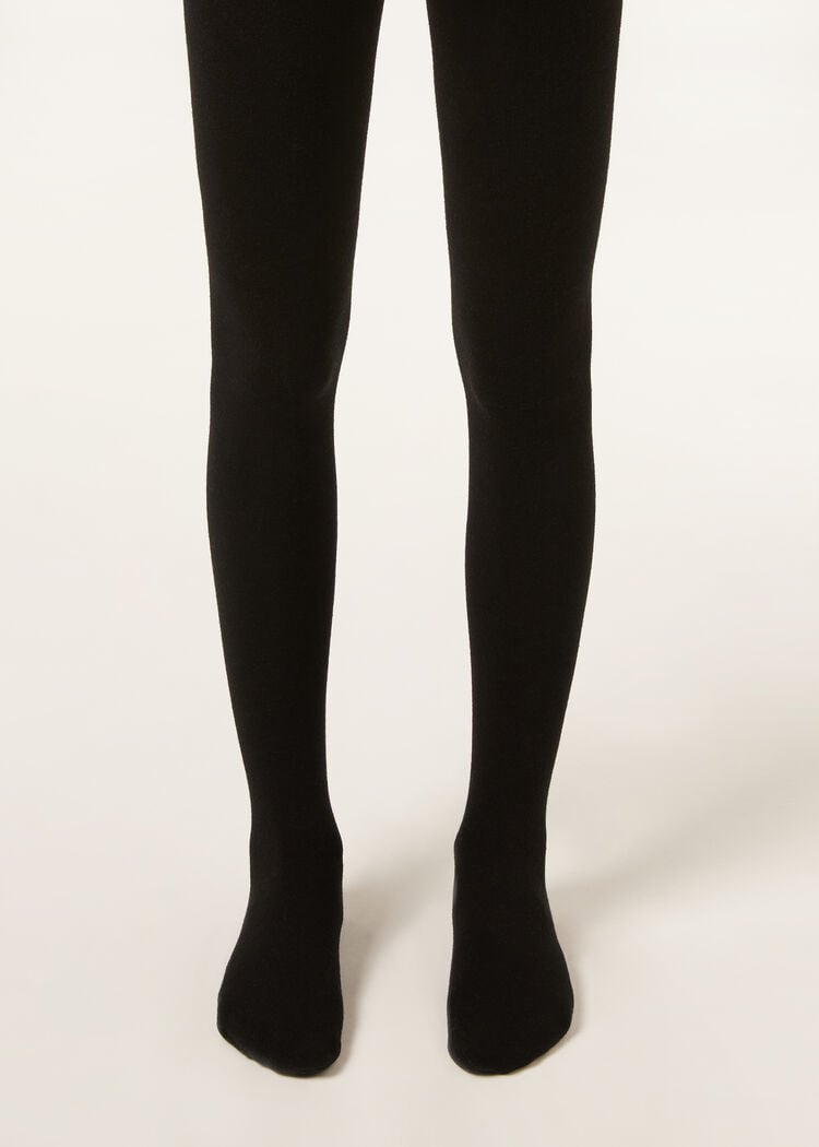 Girls’ cashmere tights