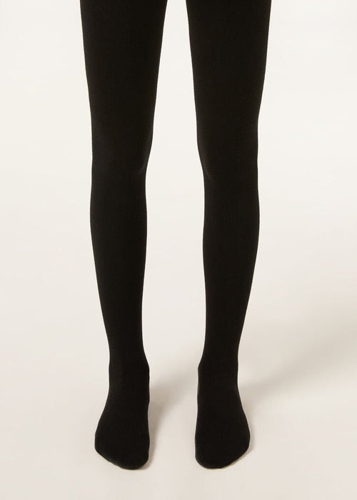 Girls’ cashmere tights