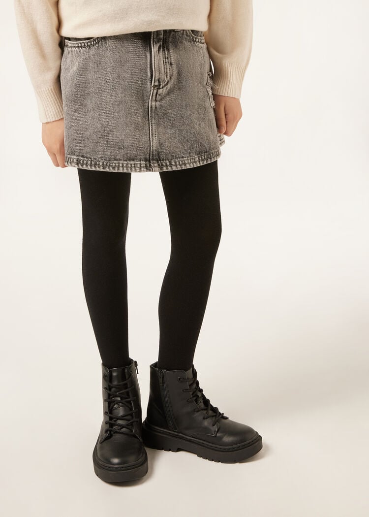 Girls’ cashmere tights