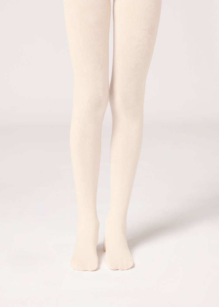 Girls’ cashmere tights