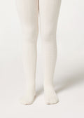Girls cable knit thermal tights