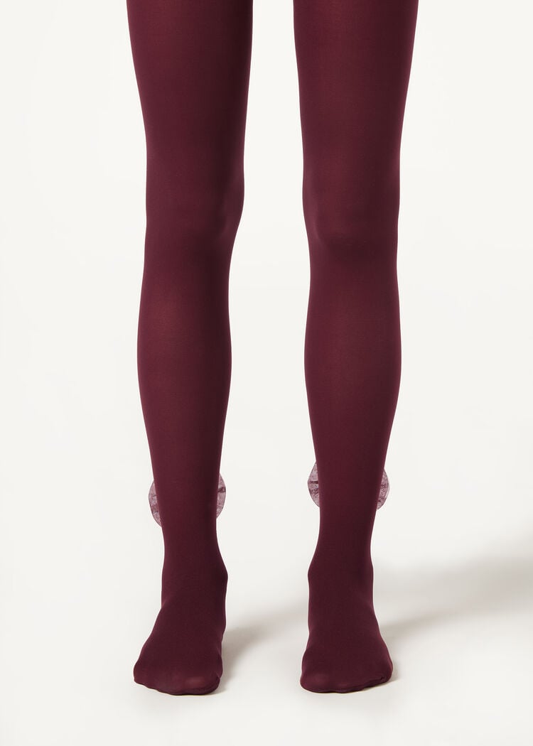 Girls’ tights with bow