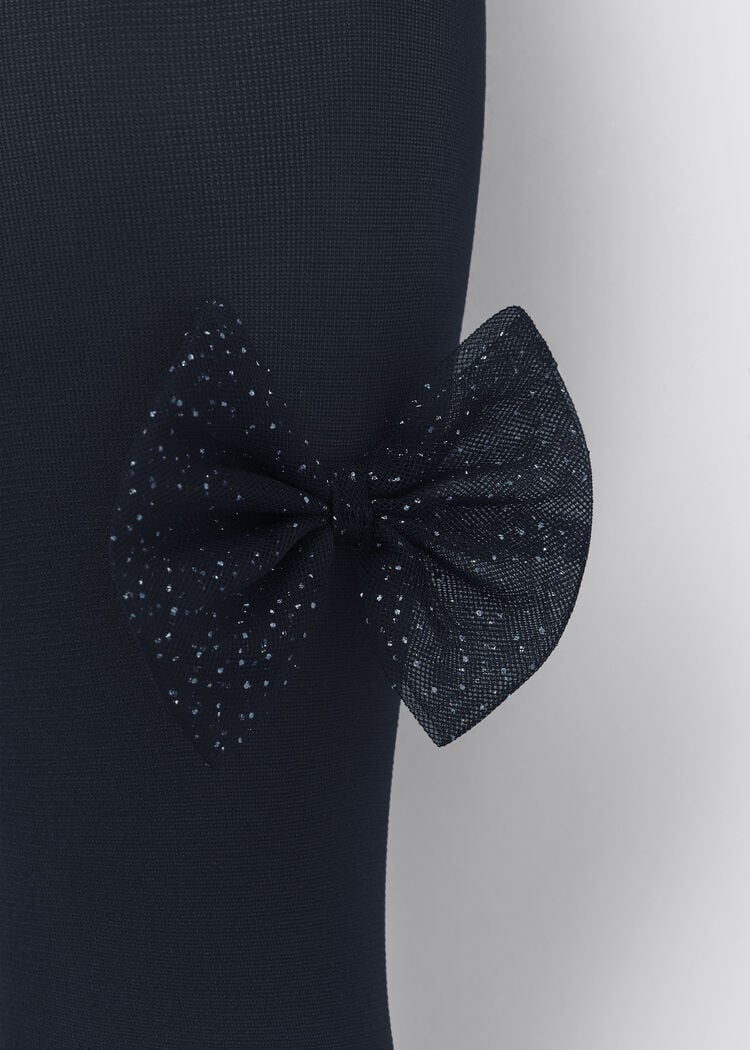 Girls’ tights with bow