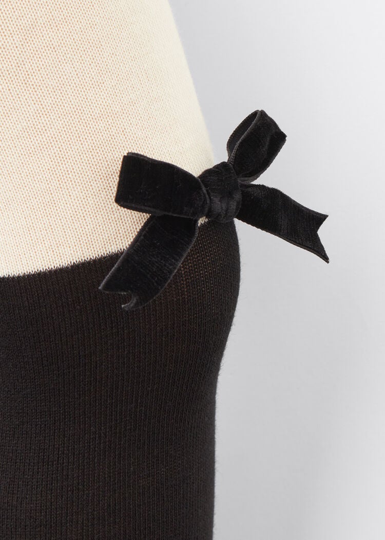 Girls’ cotton longuette tights