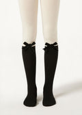 Girls’ cotton longuette tights