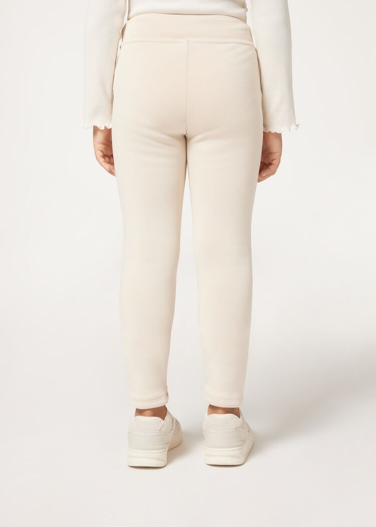Girl’s brushed thermal leggings