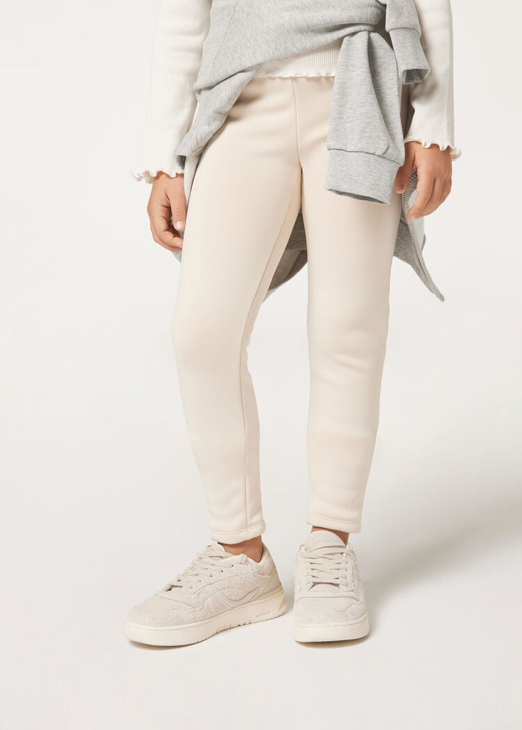 Girl’s brushed thermal leggings