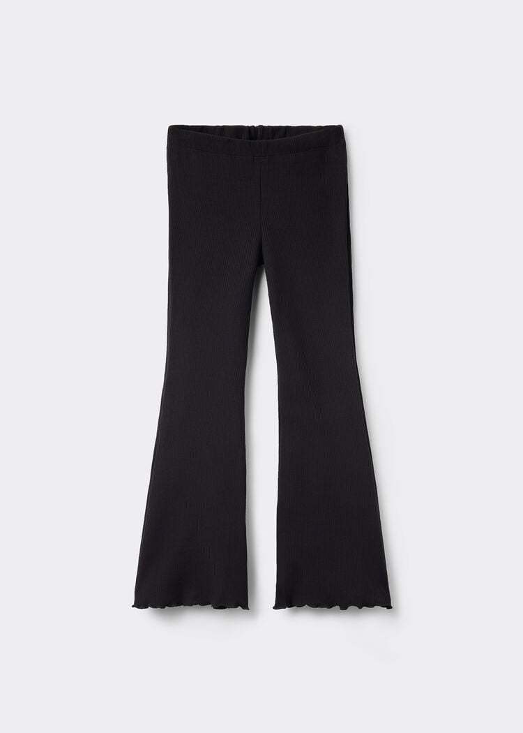 Girls’ flared thermal leggings