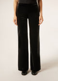 Velvet palazzo pants