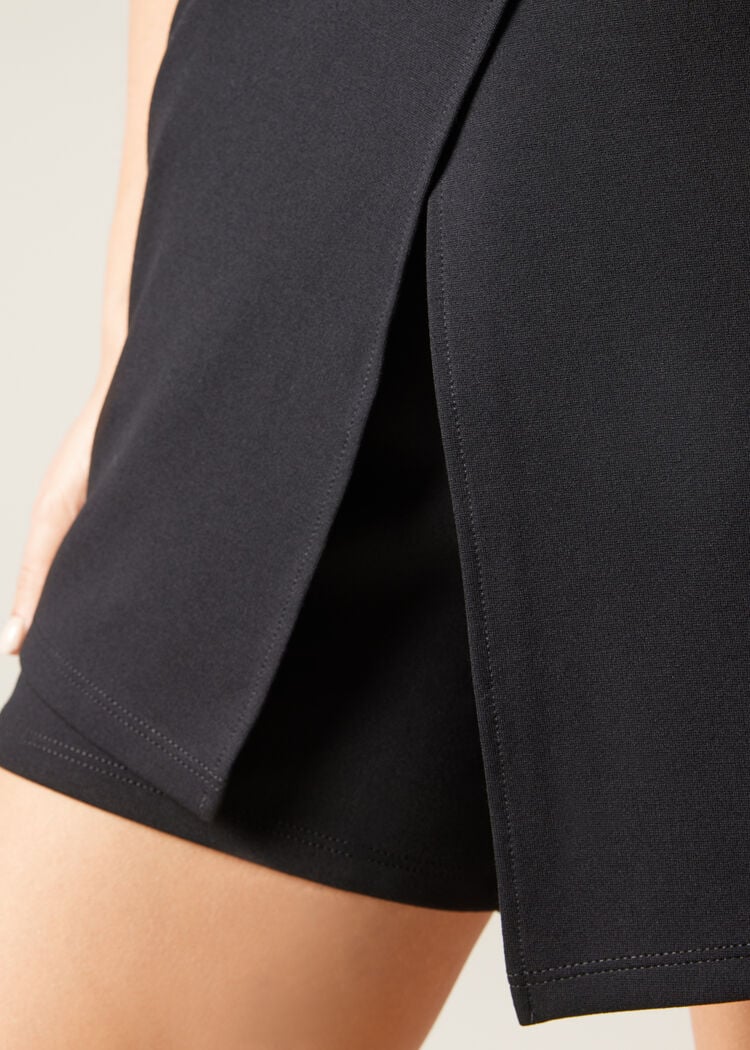 Punto di milano knit skort