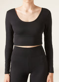 Soft touch long sleeve top