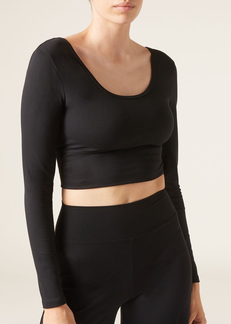 Soft touch long sleeve top