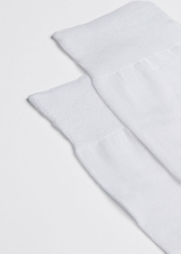 Men’s lisle thread crew socks