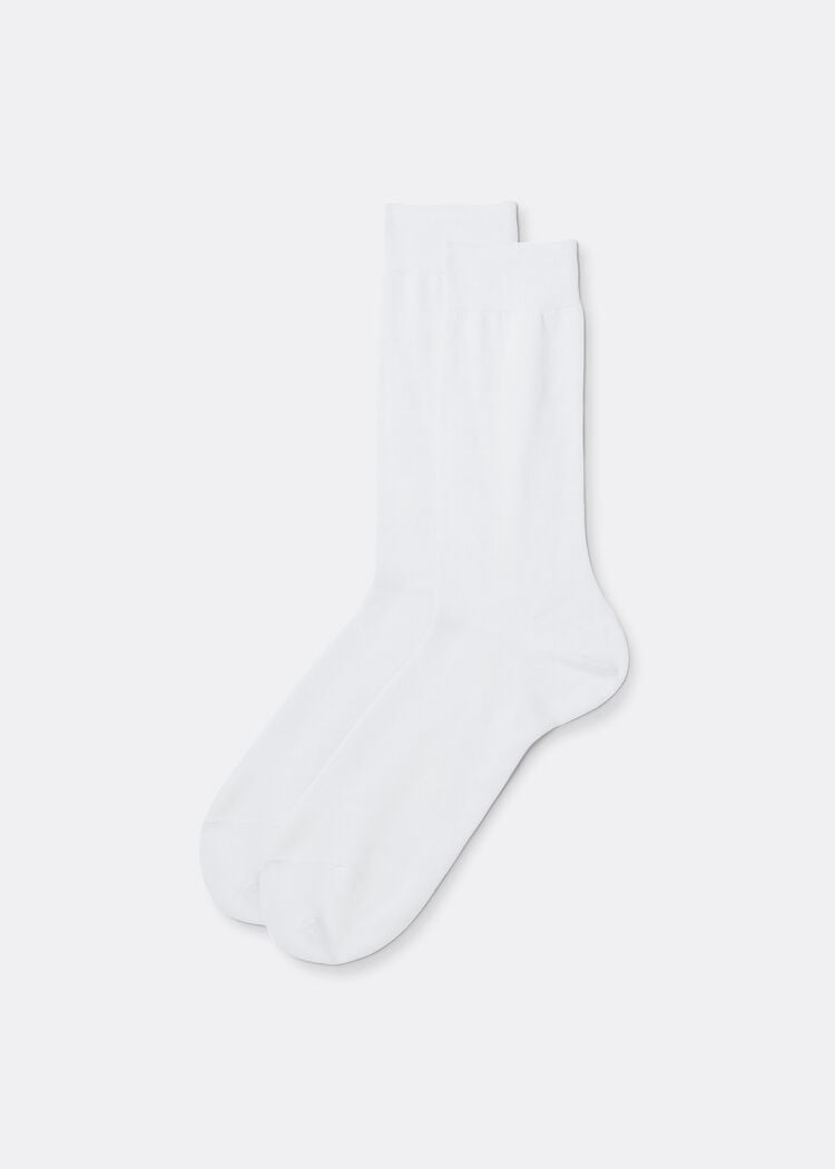 Men’s lisle thread crew socks