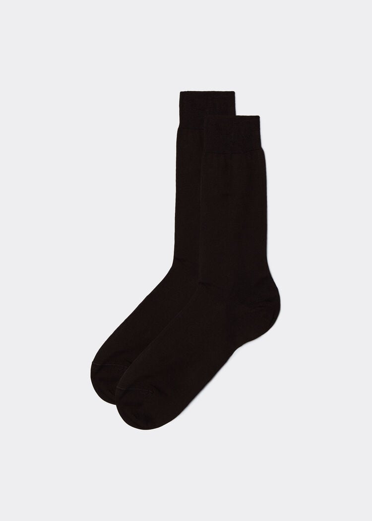 Men’s lisle thread crew socks