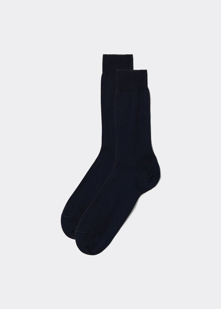 Men’s lisle thread crew socks