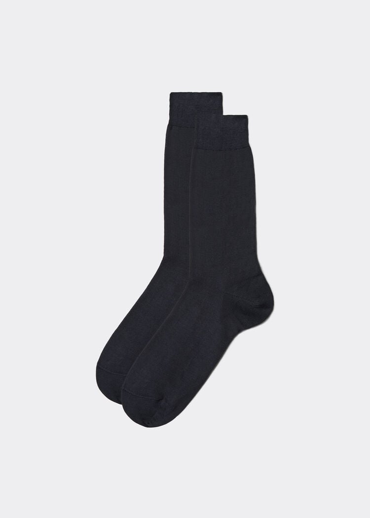 Men’s lisle thread crew socks