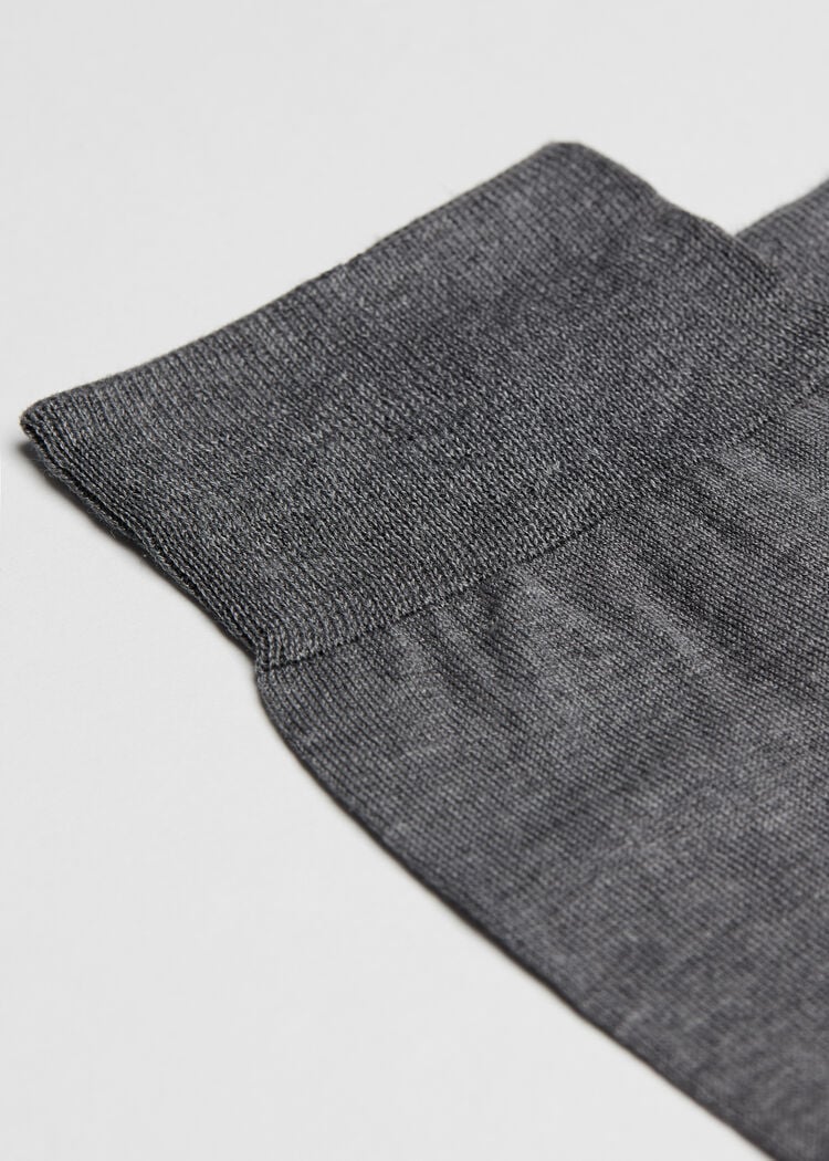 Men’s lisle thread crew socks