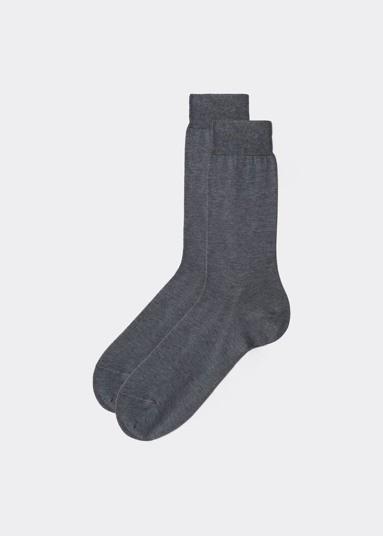 Men’s lisle thread crew socks