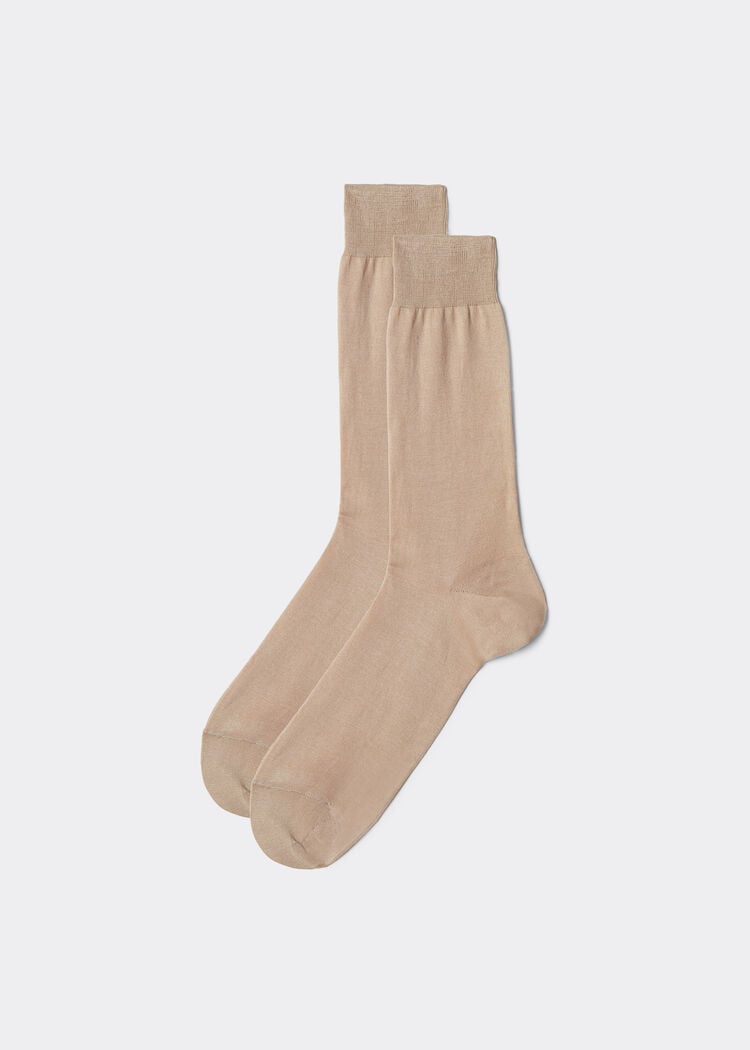 Men’s lisle thread crew socks