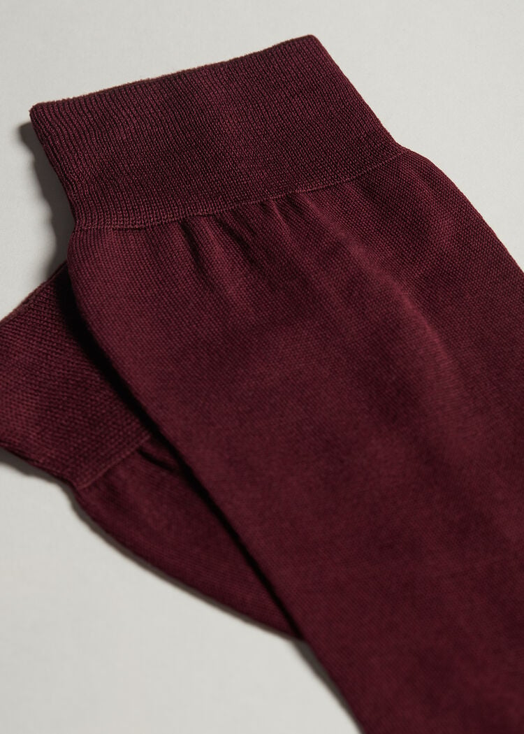 Men’s lisle thread crew socks