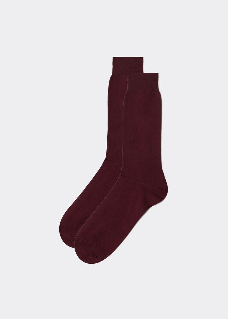 Men’s lisle thread crew socks