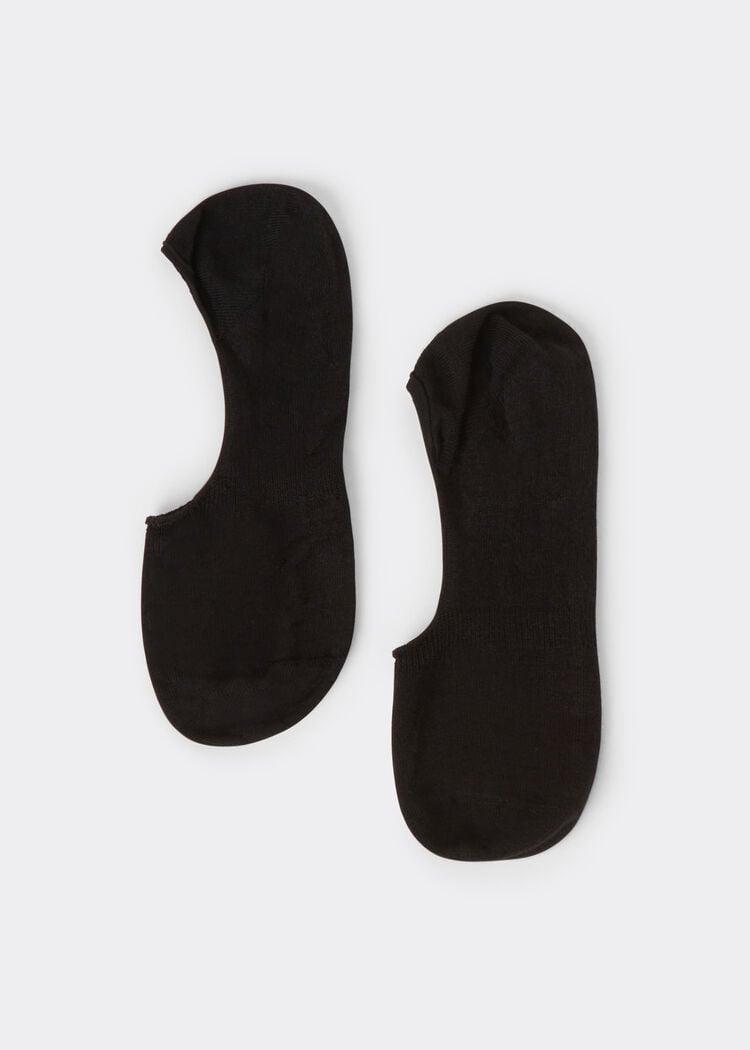 Unisex cotton and linen invisible socks
