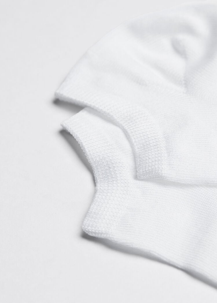 Unisex cotton no-show socks