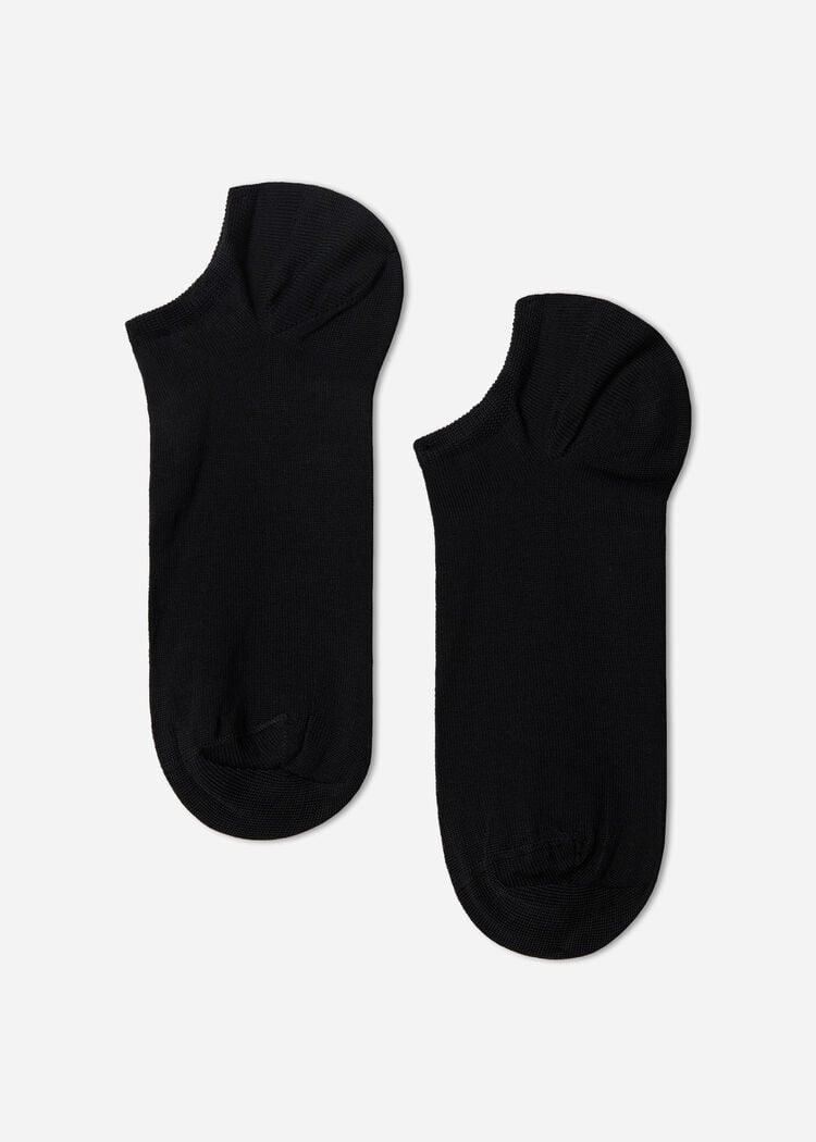Unisex cotton no-show socks