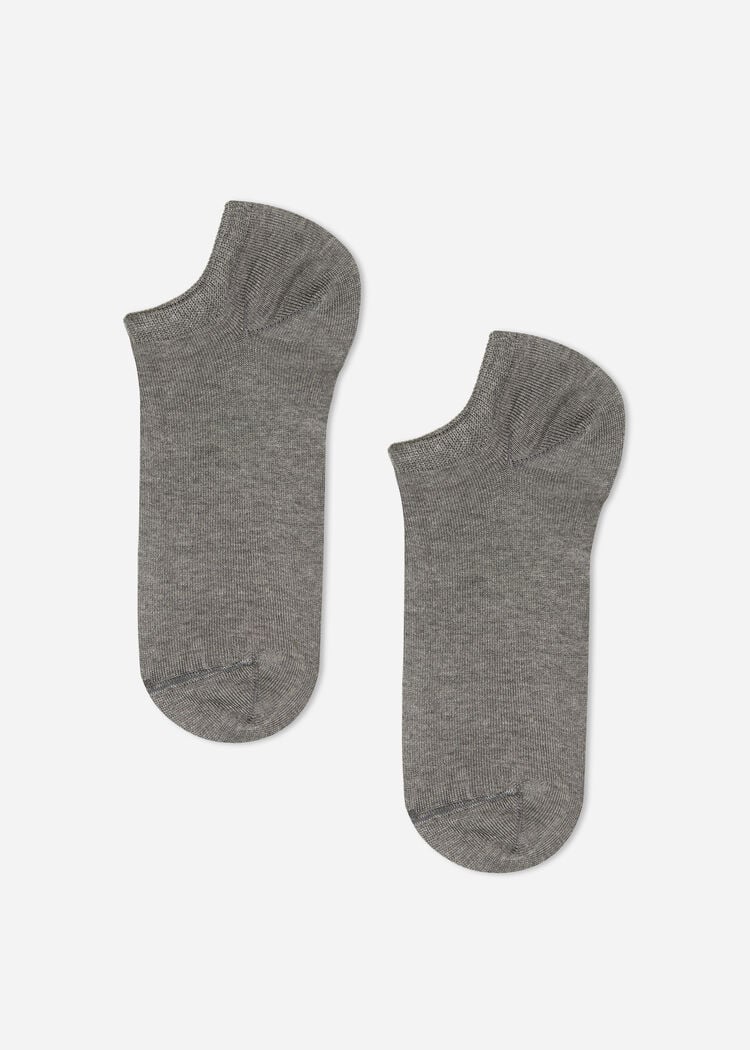 Unisex cotton no-show socks