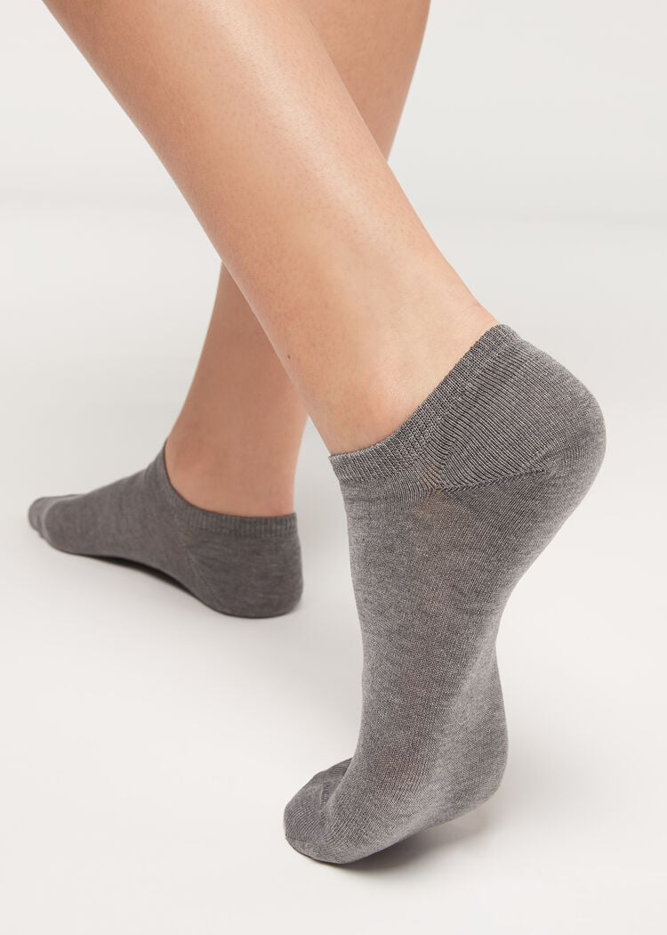 Unisex cotton no-show socks