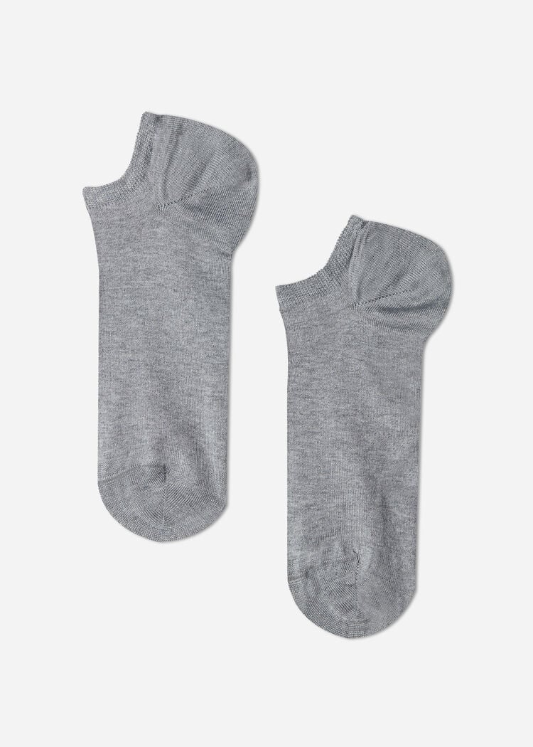 Unisex cotton no-show socks