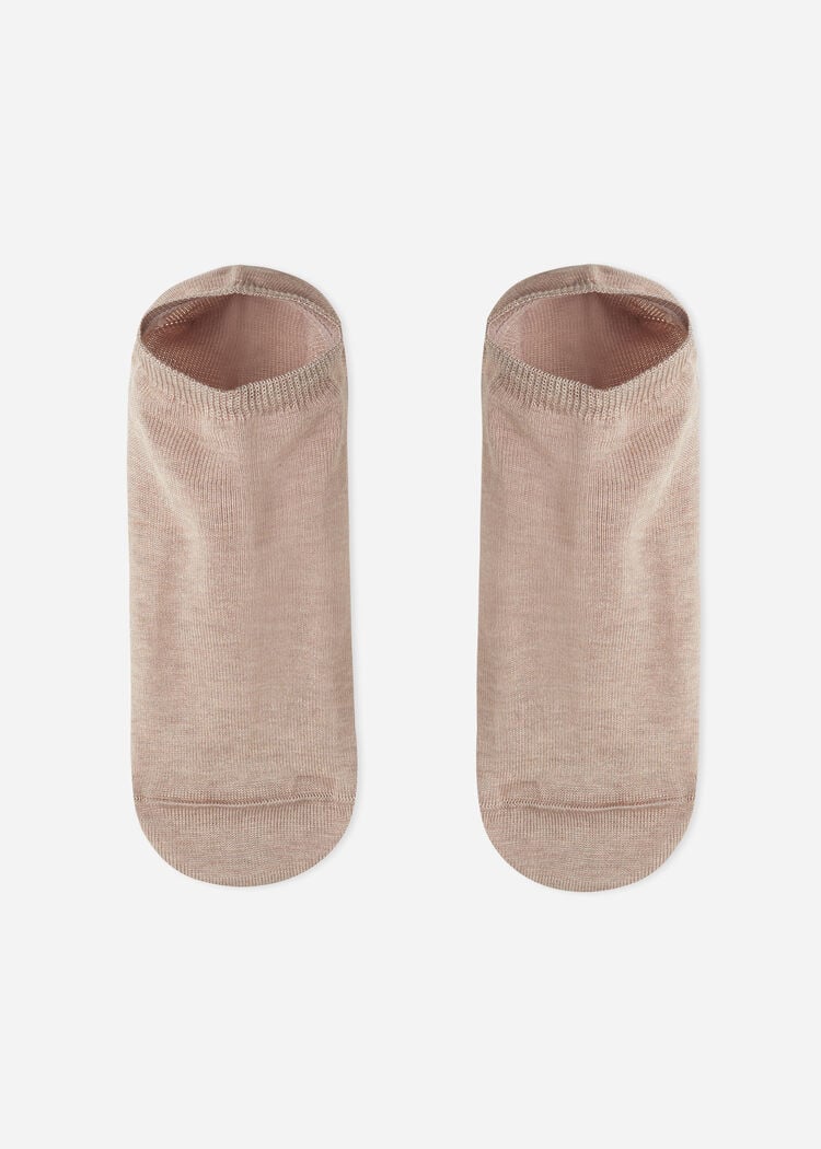 Unisex cotton no-show socks