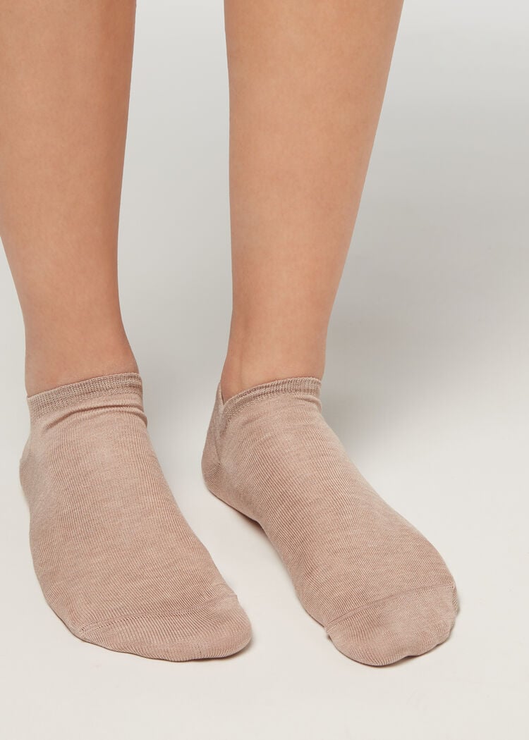 Unisex cotton no-show socks