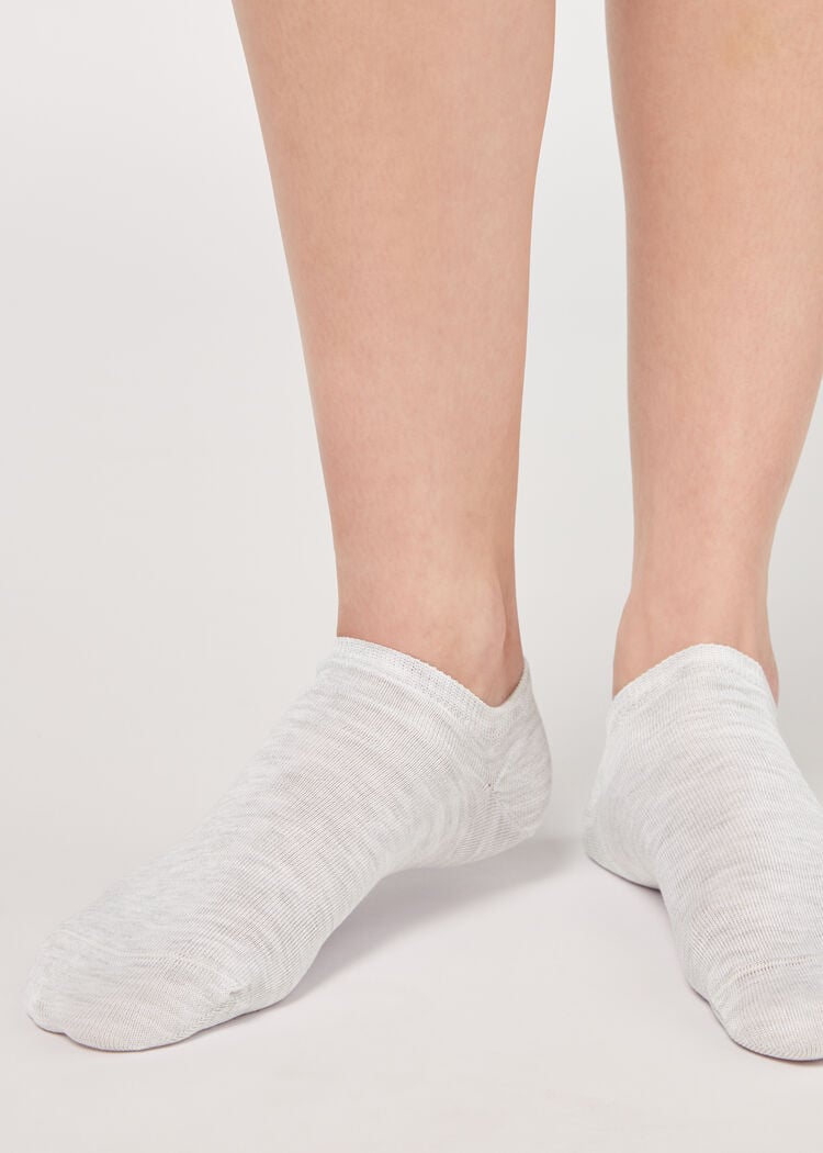 Unisex cotton no-show socks