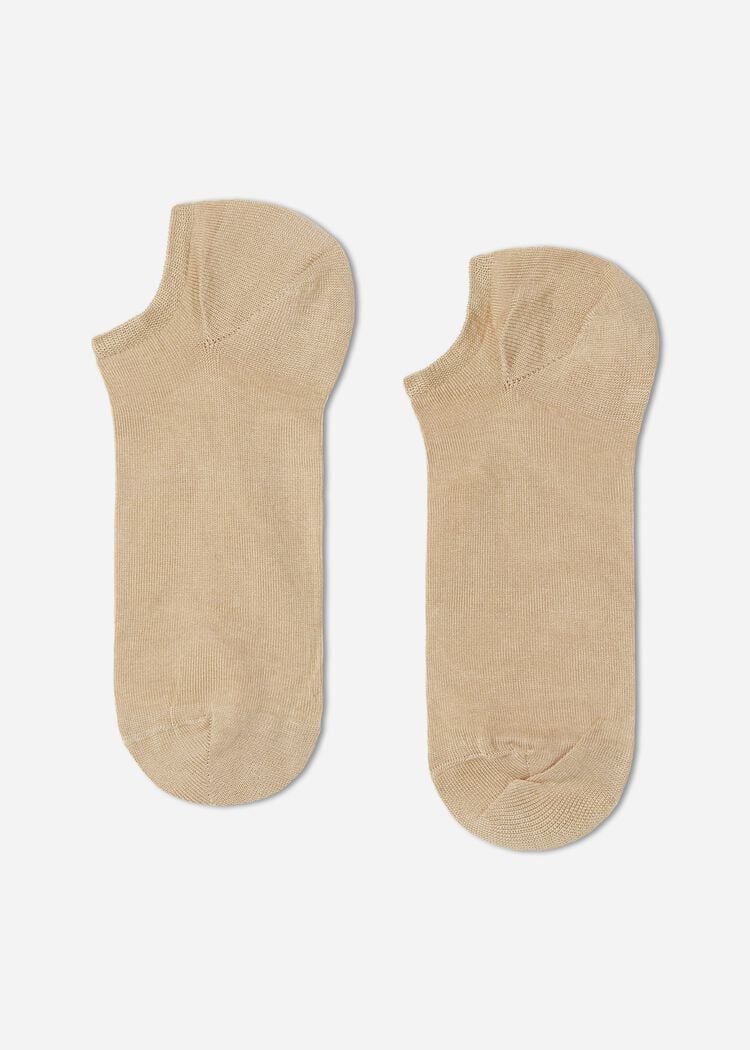 Unisex cotton no-show socks