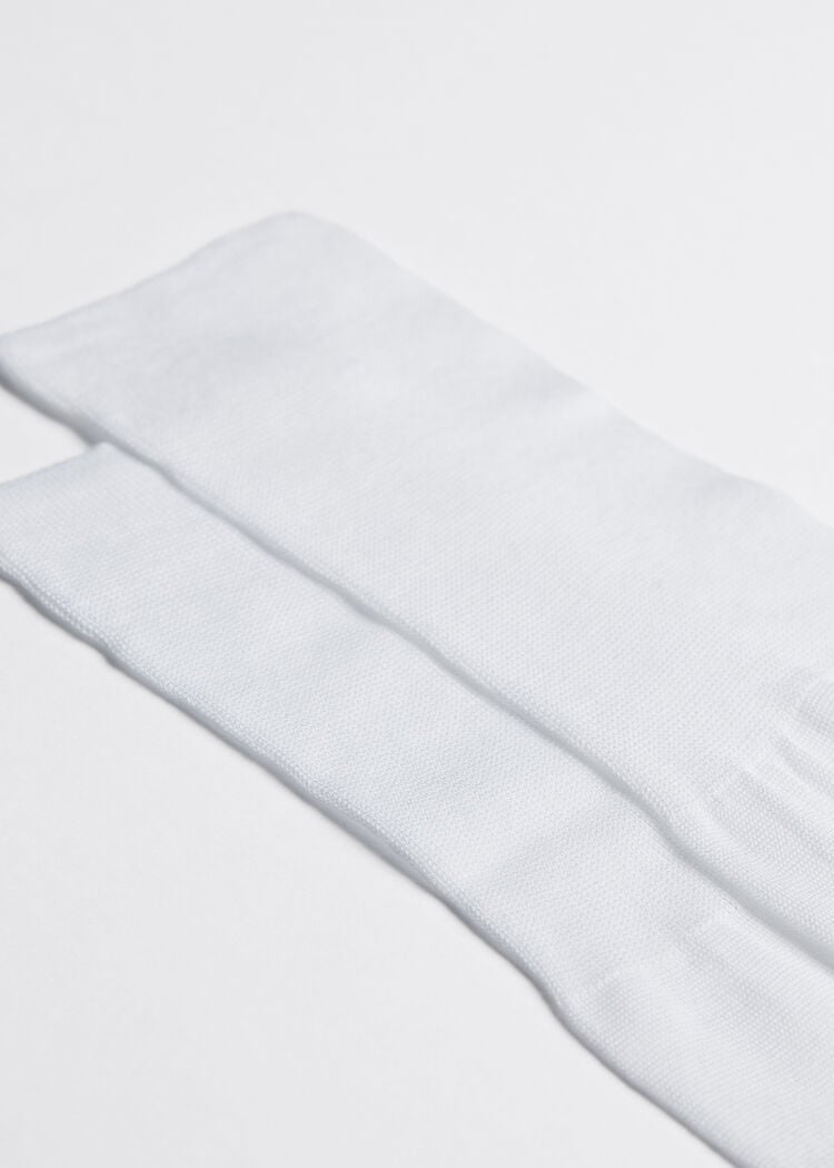 Men’s lisle thread long socks
