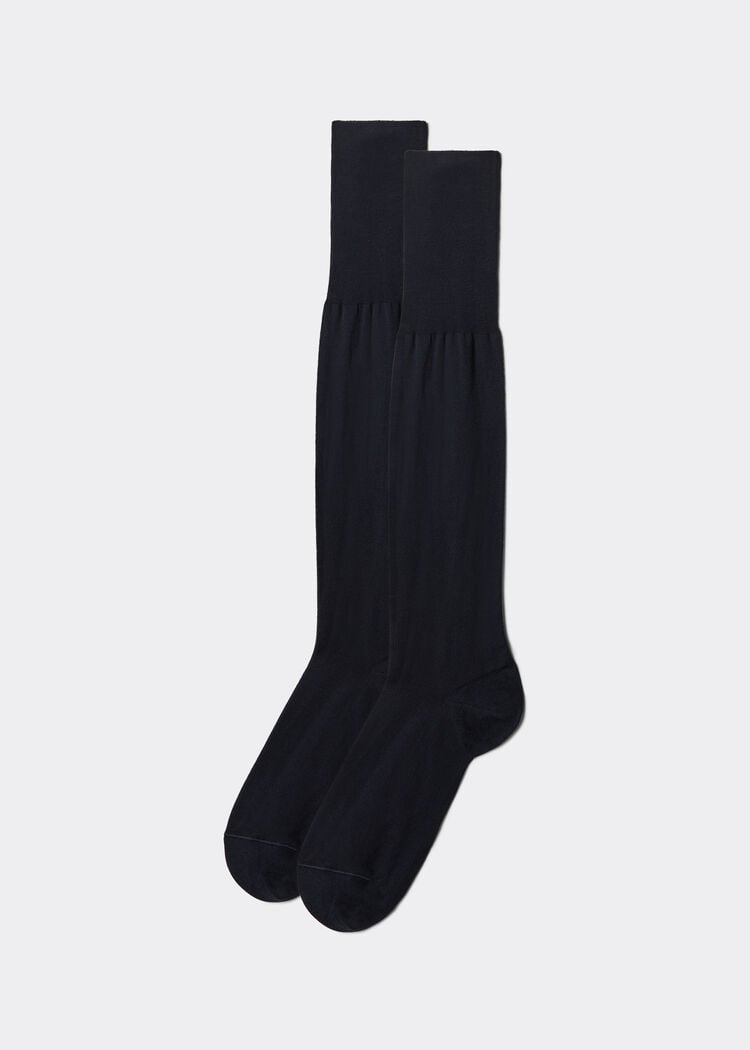 Men’s lisle thread long socks