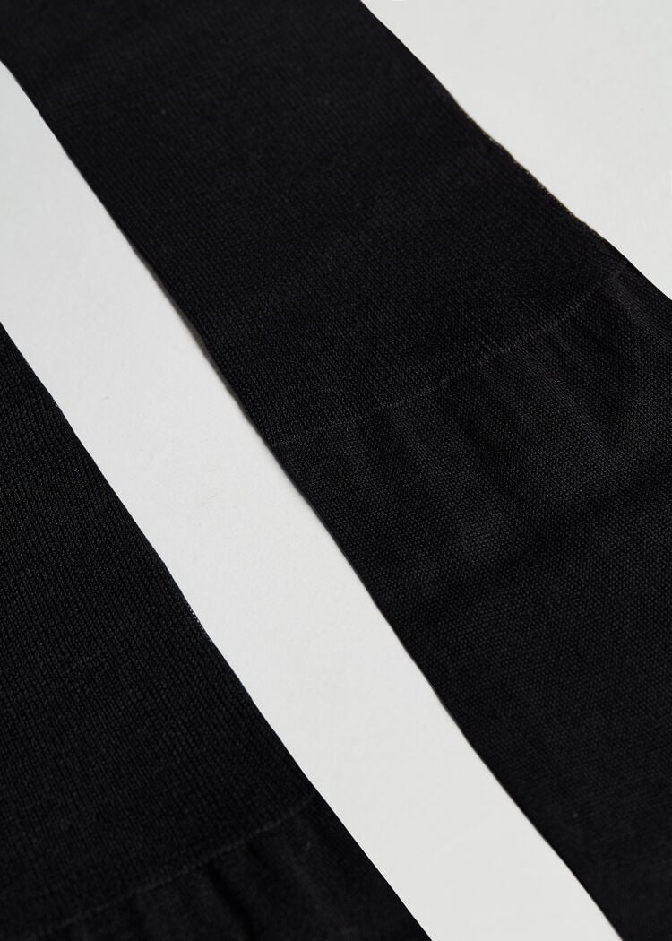 Men’s lisle thread long socks