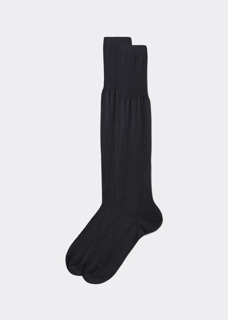Men’s lisle thread long socks