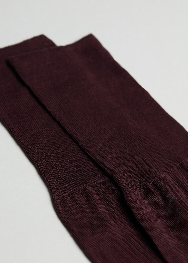 Men’s lisle thread long socks
